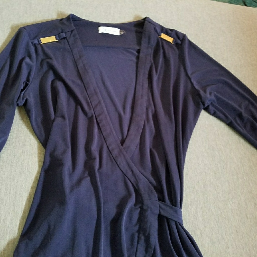 Calvin Klein wrap dress